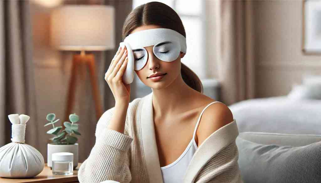 أنواع الكمادات: كمادات باردة وساخنة، نستخدمها بعد عمليات تهدل الجفن ، عملية تجميل العين، عملية شد الجفون كمادات الشاي و الثلج